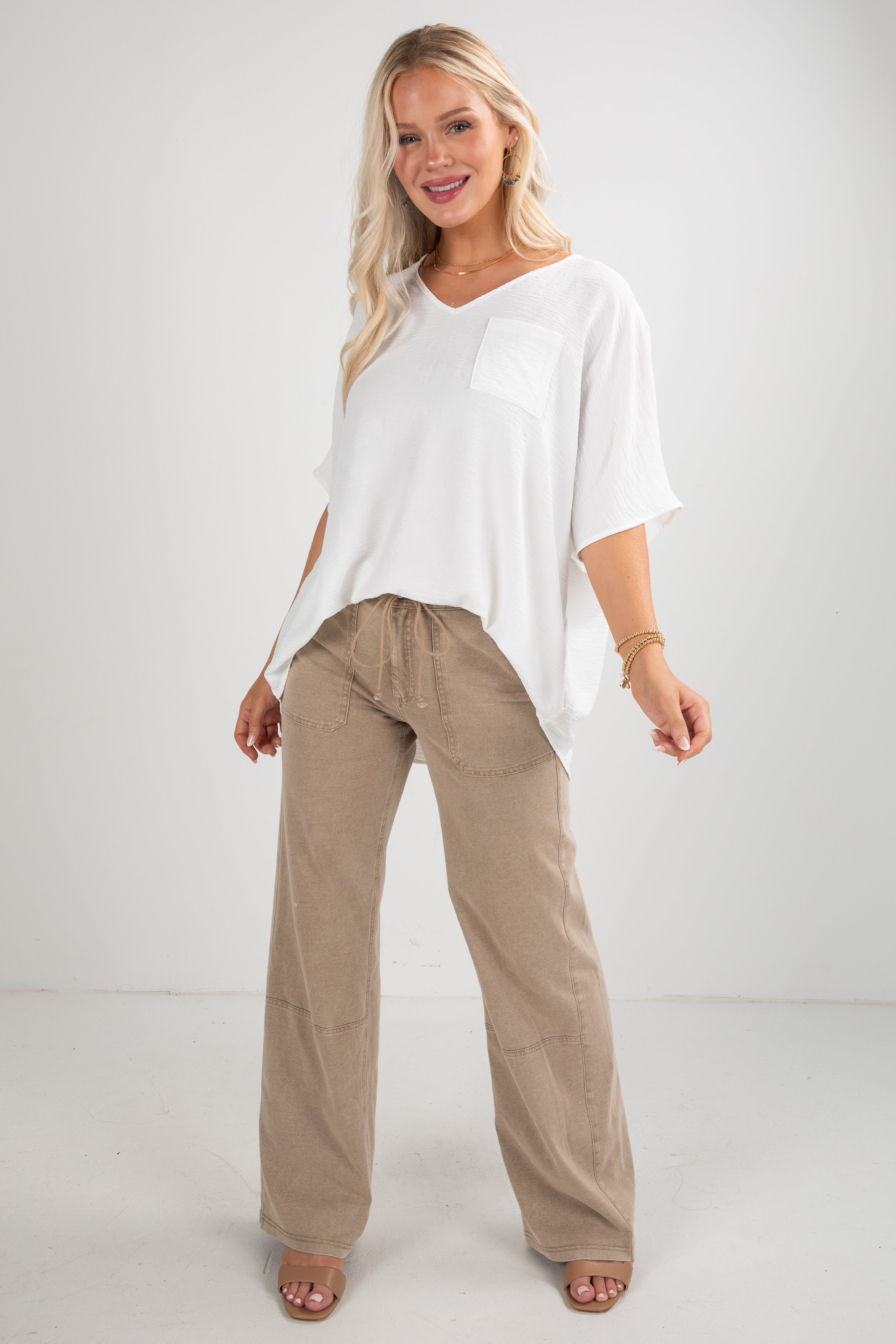 Keep It Cool Oversized Blouse - DU DEAL