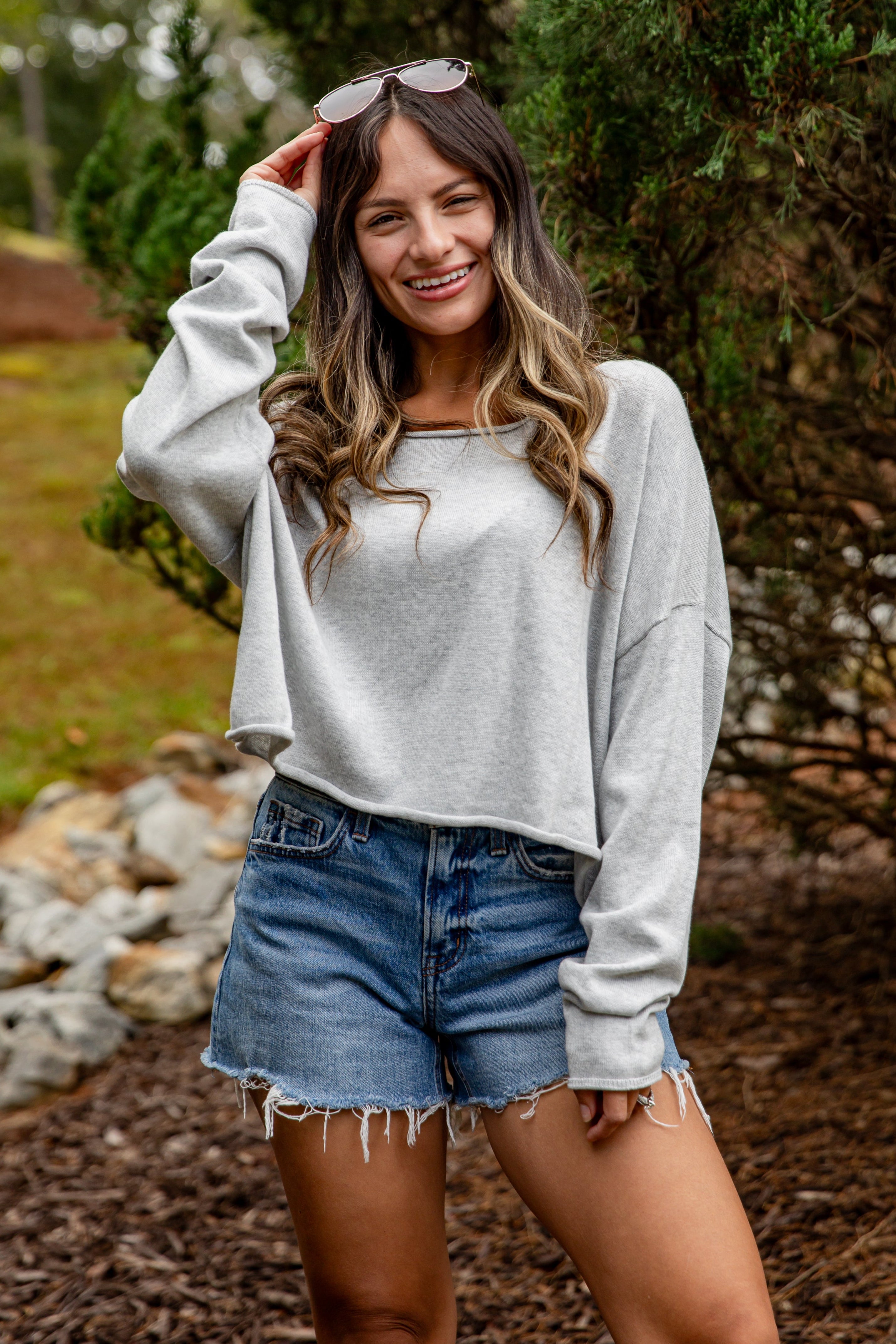 Chase The Feelings Lightweight Knit Top