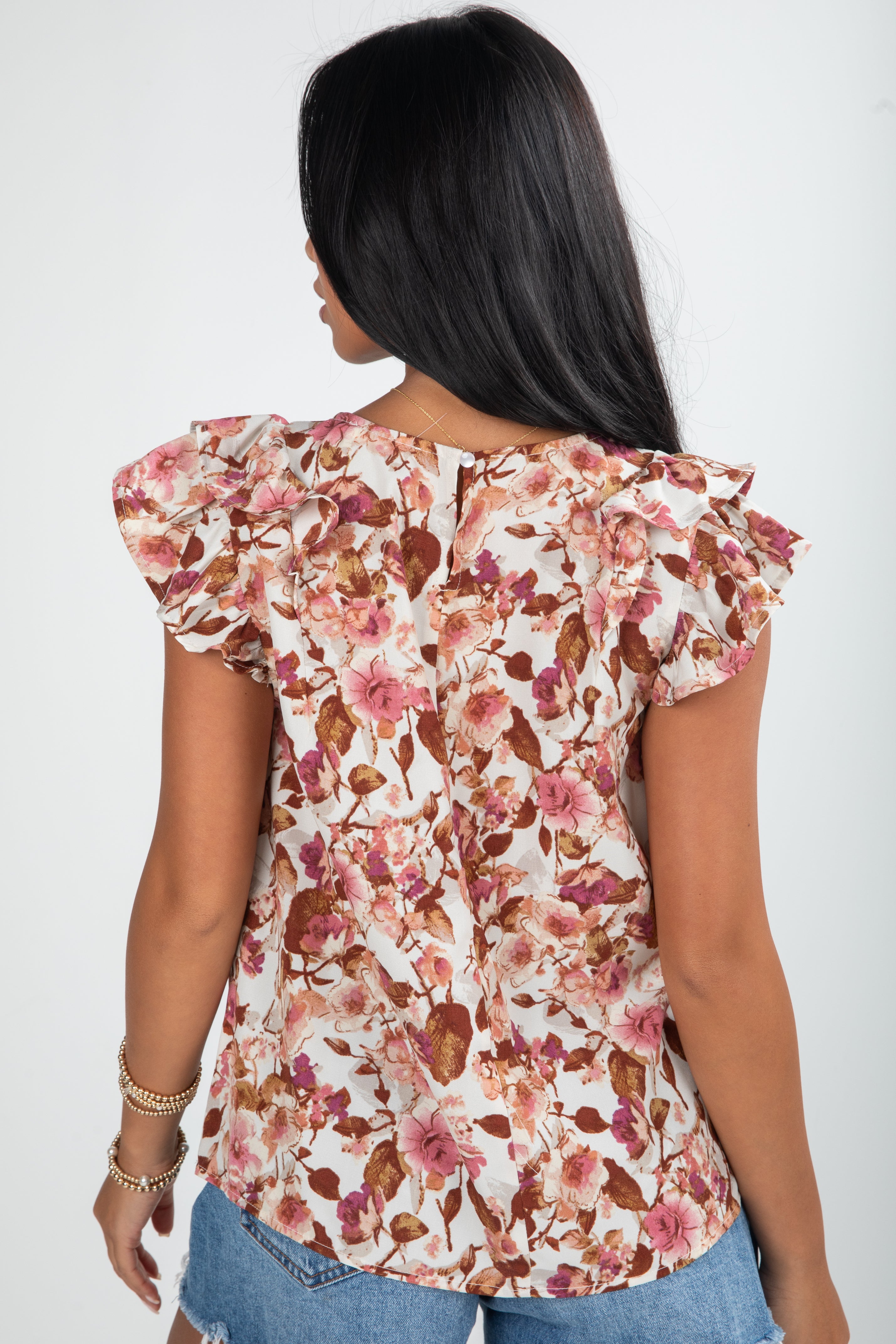 Scenic Route Floral Blouse - DU DEAL