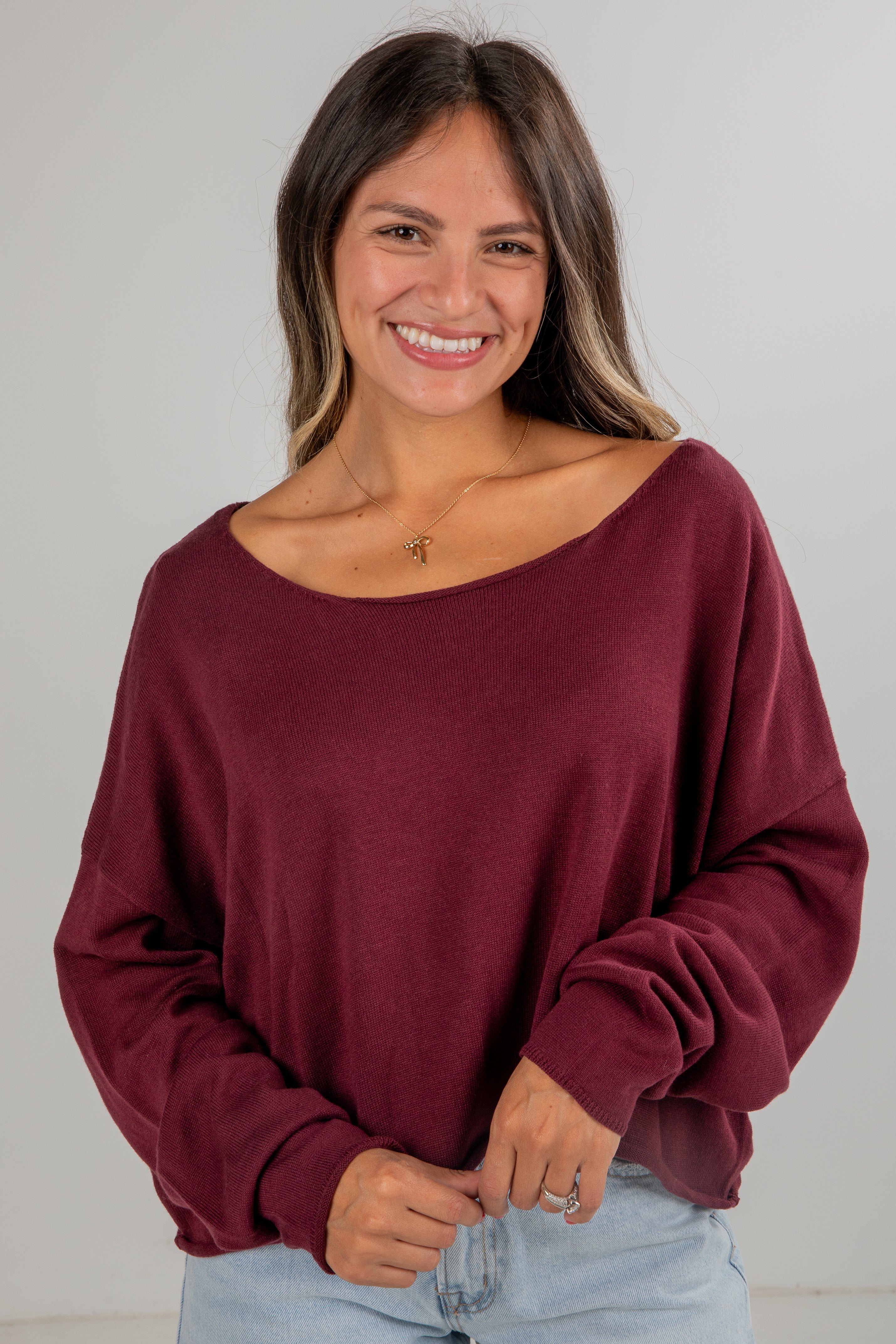 Chase The Feelings Lightweight Knit Top