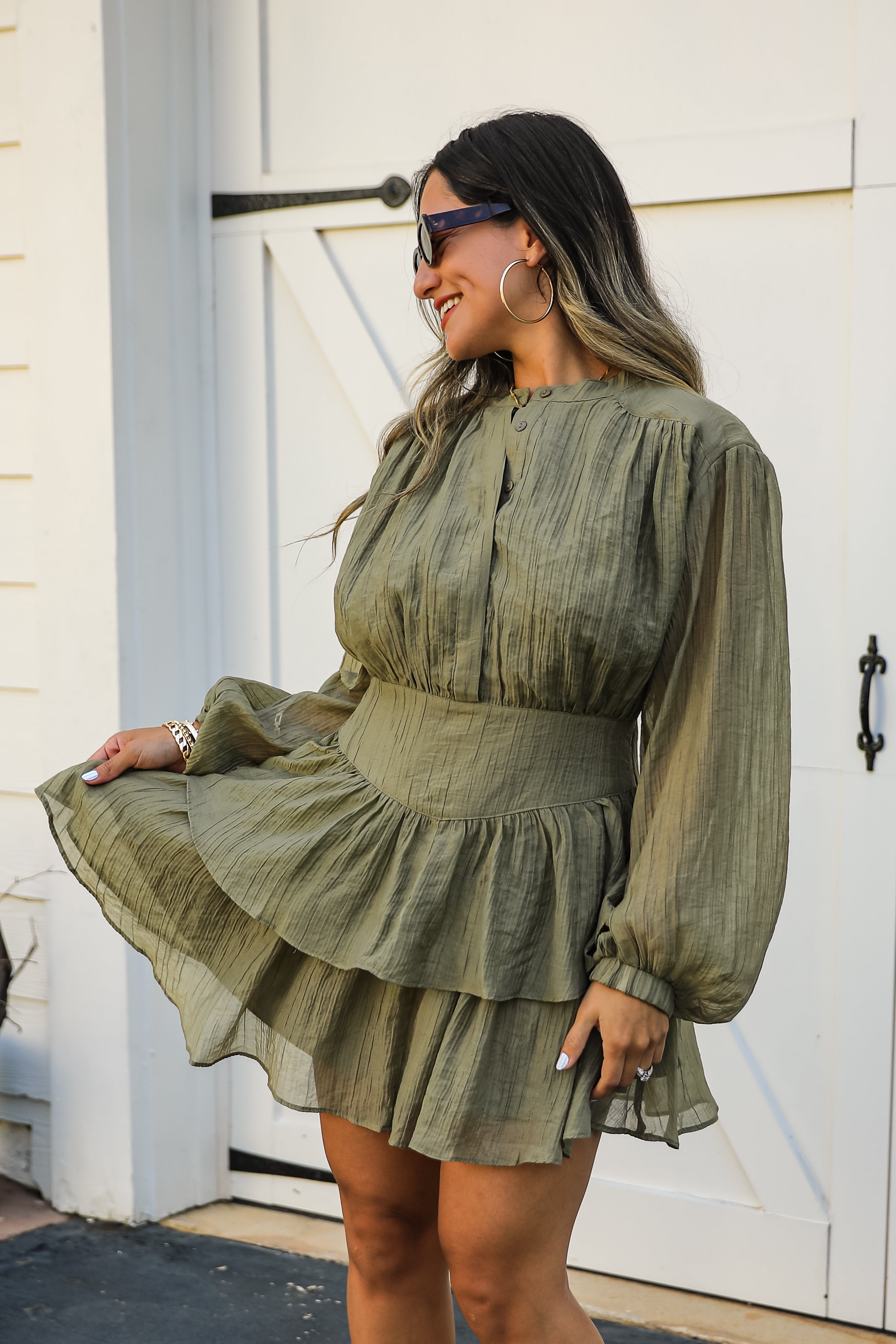 Choose Yourself Olive Mini Dress