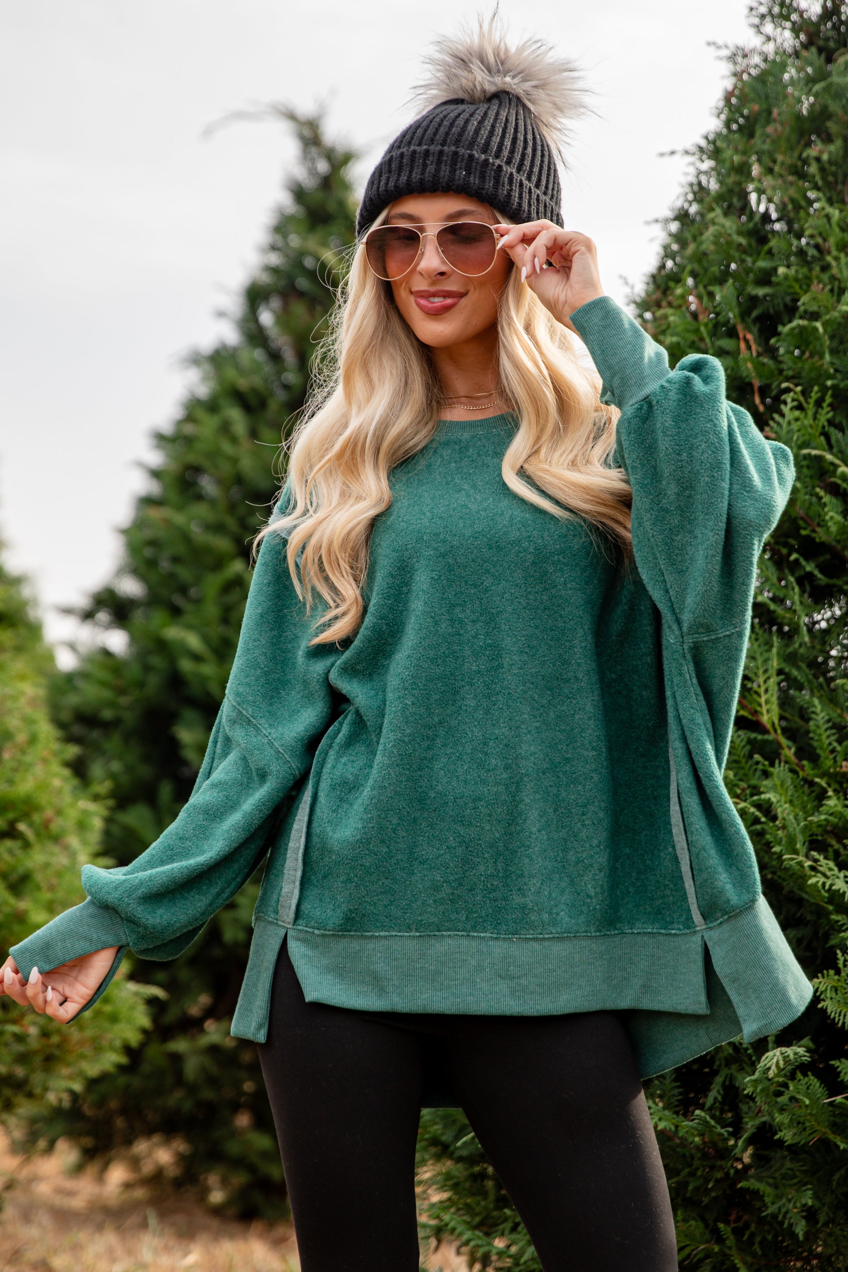 Snuggly Touch Soft Knit Oversized Pullover - DOORBUSTER