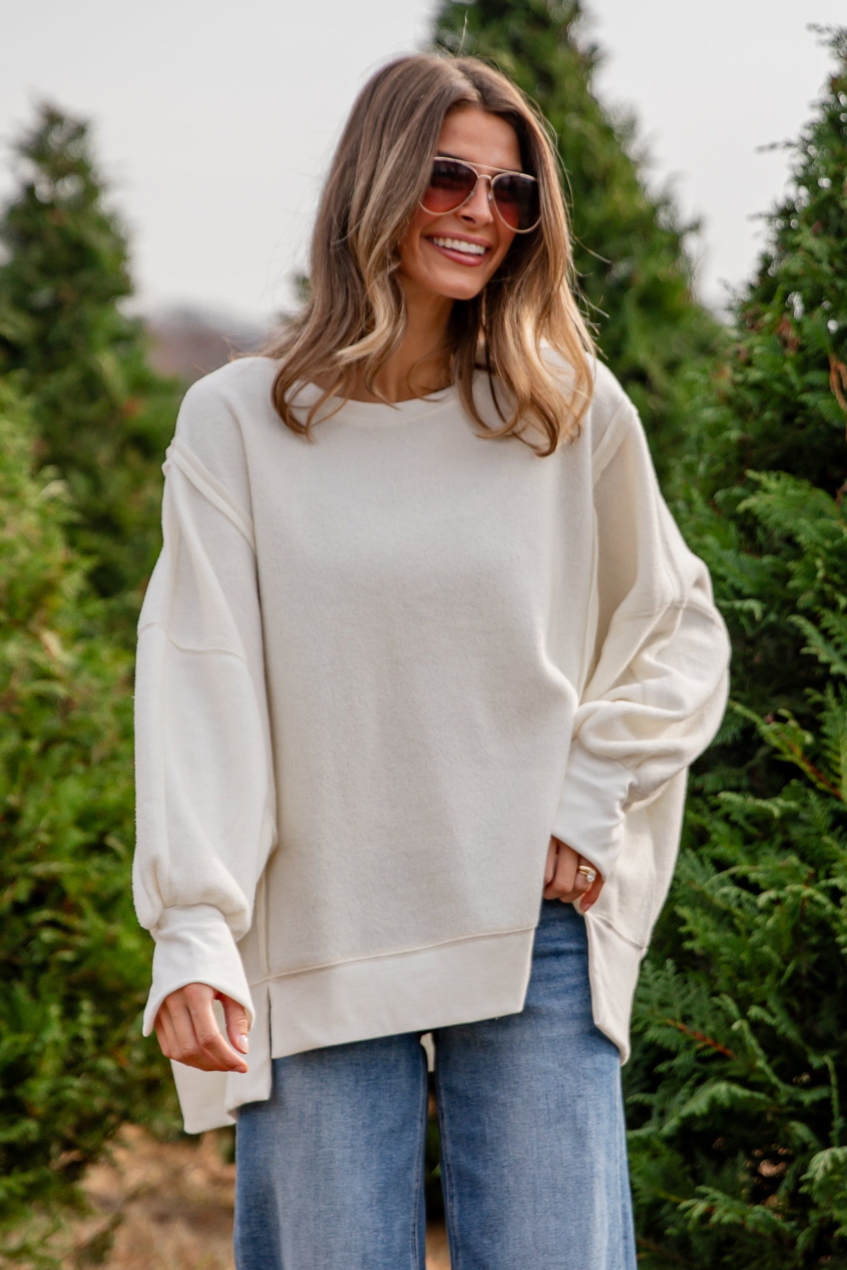 Snuggly Touch Soft Knit Oversized Pullover - DOORBUSTER