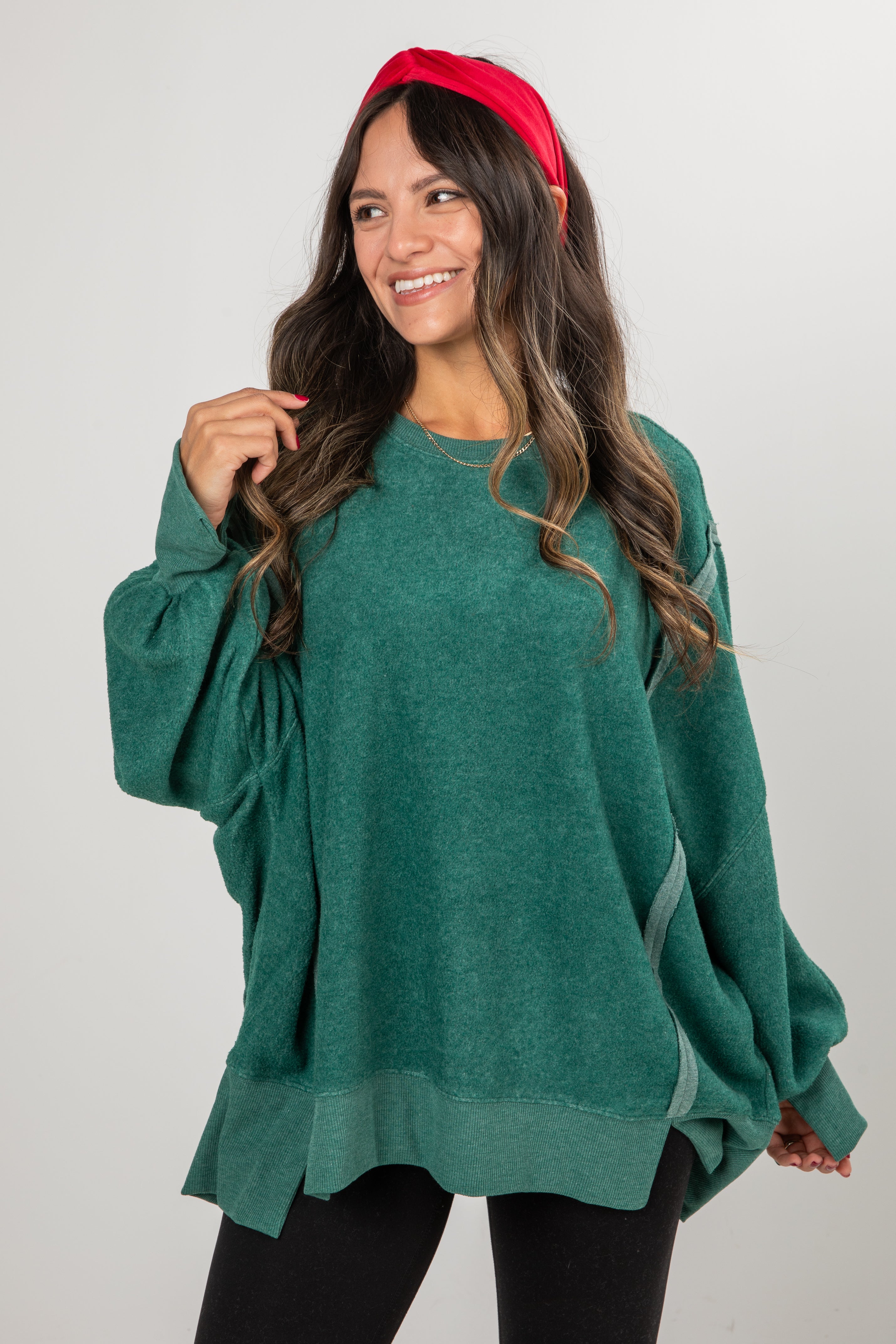 Snuggly Touch Soft Knit Oversized Pullover - DOORBUSTER