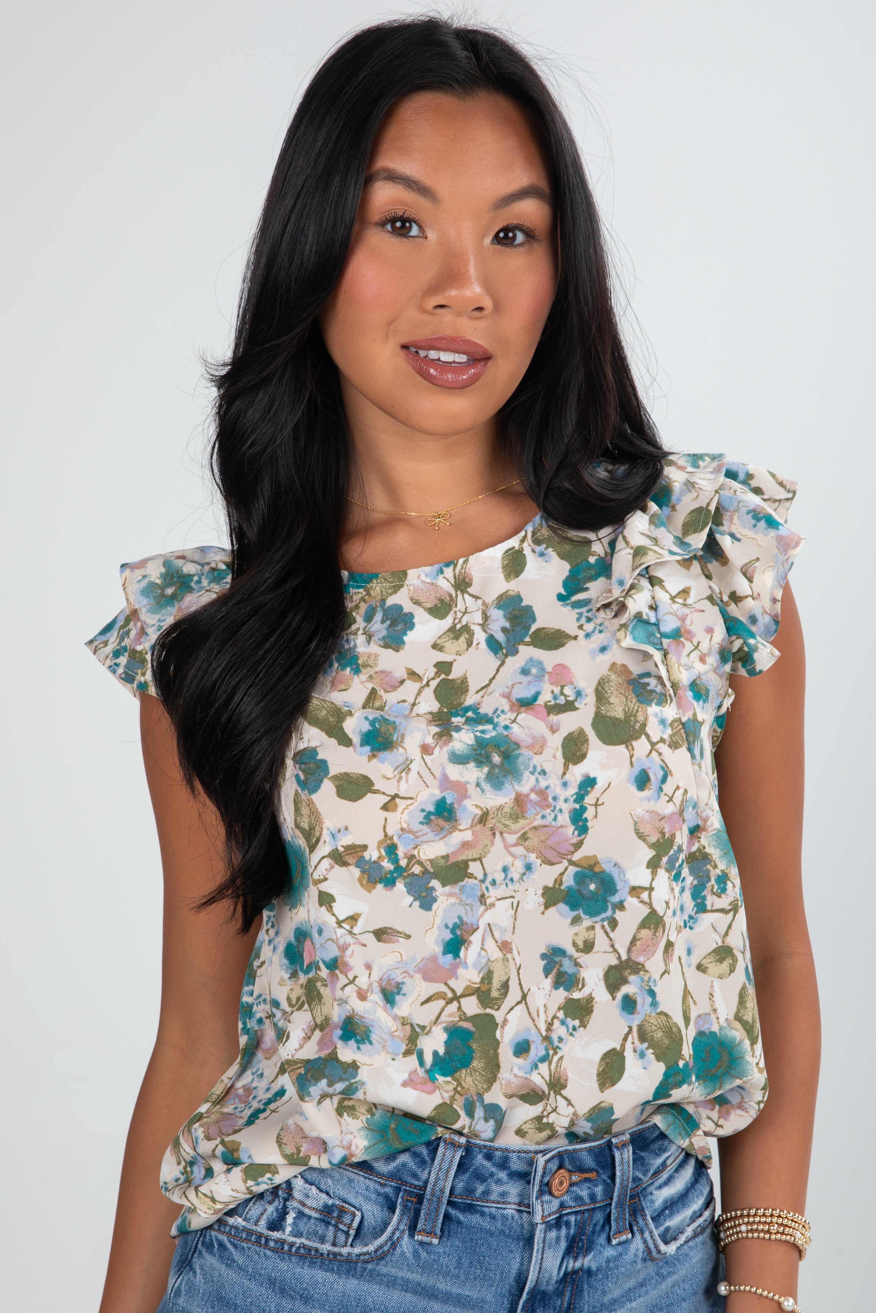 Scenic Route Floral Blouse - DU DEAL