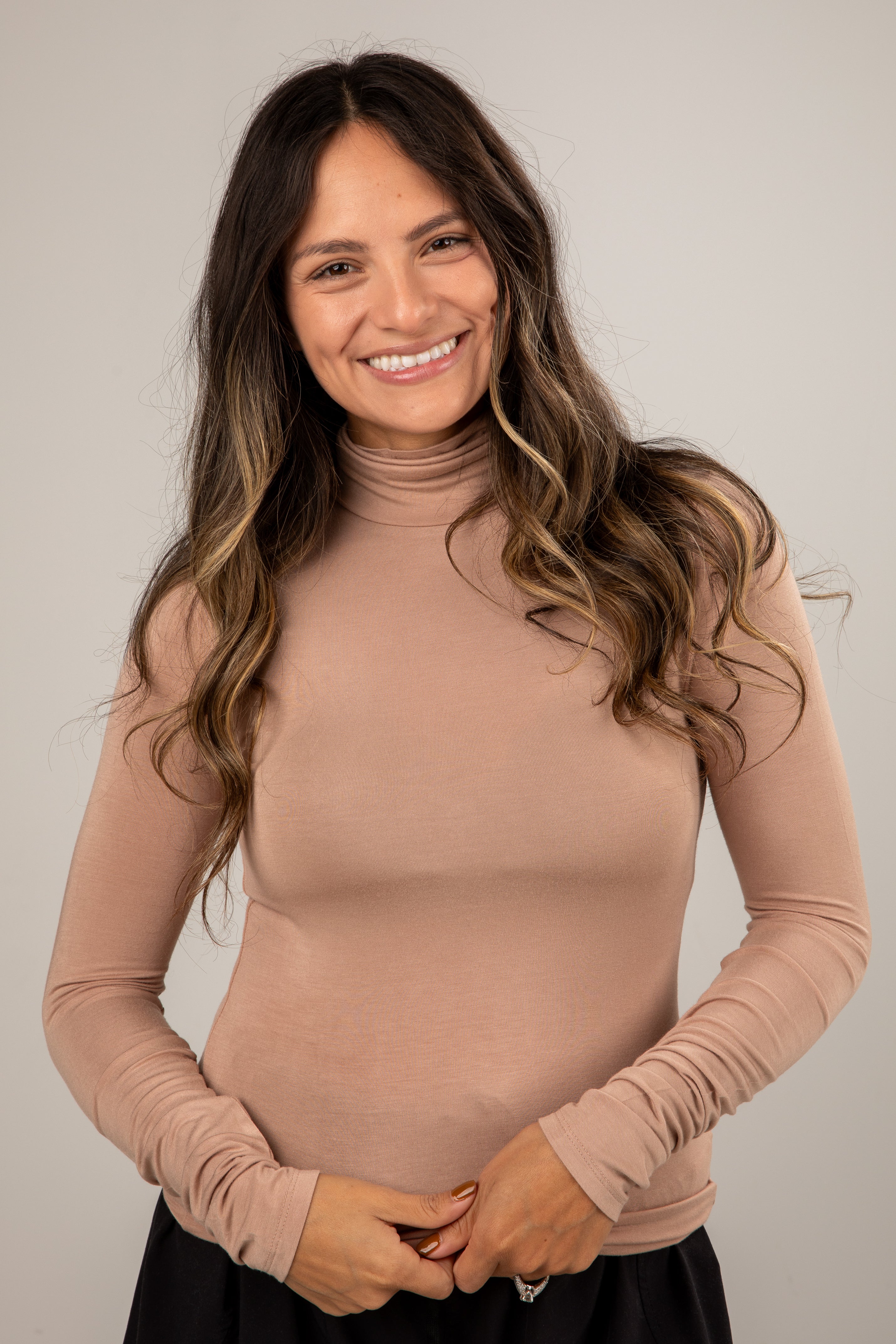 Emmie Everyday Mock Neck Top