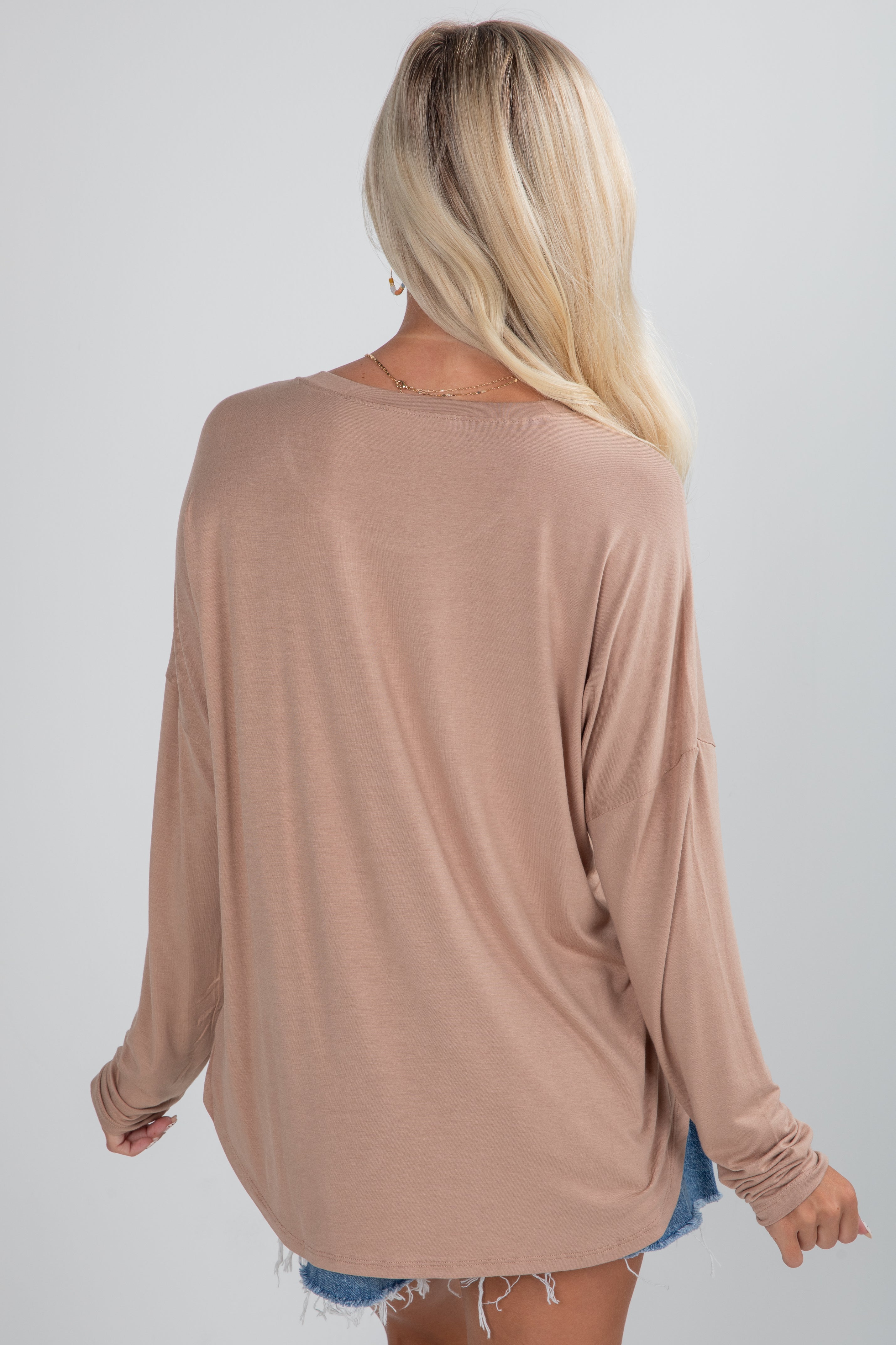 Brittany Everyday Oversized Top - DU DEAL