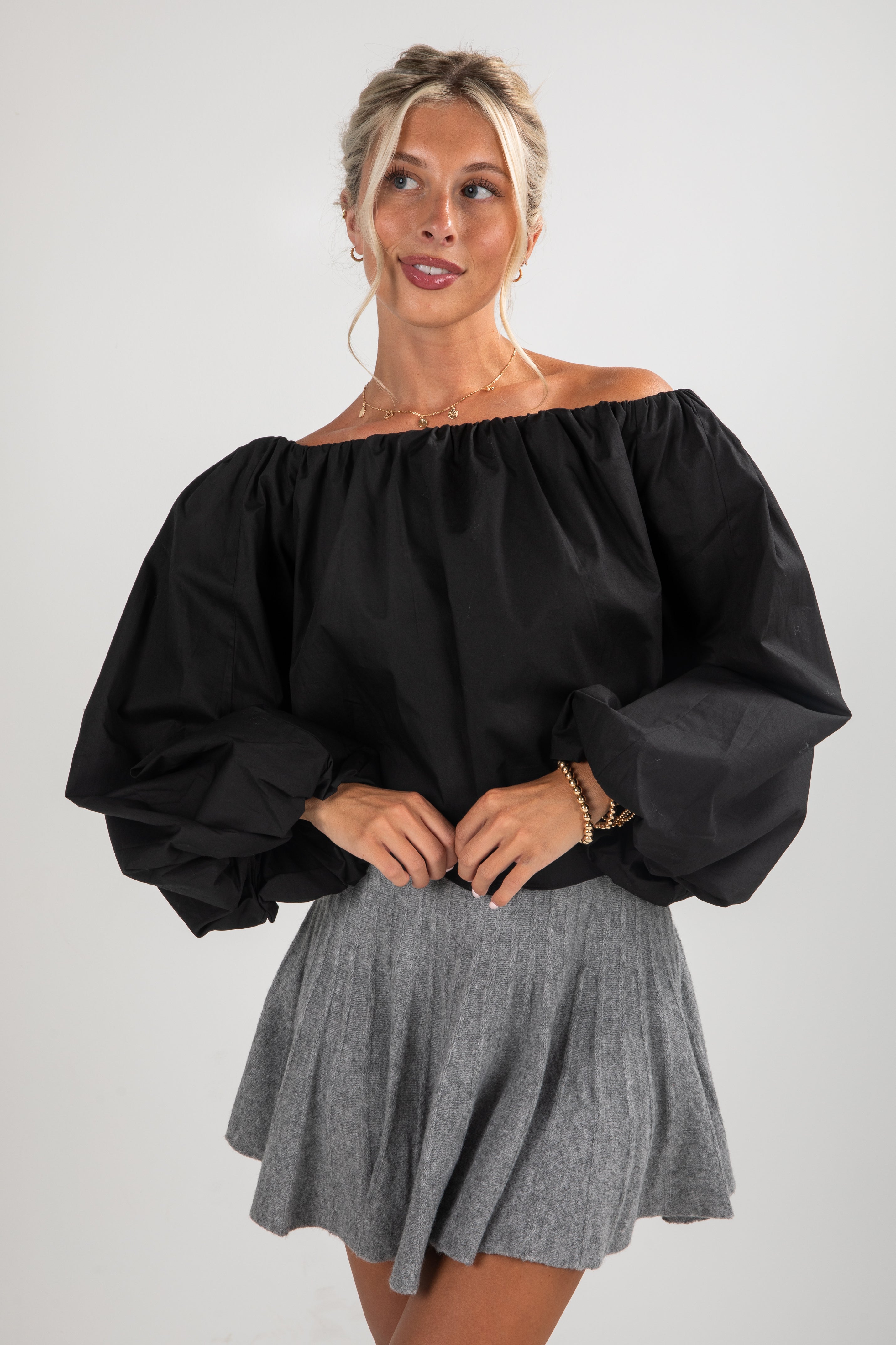 Come Along Off-The-Shoulder Blouse
