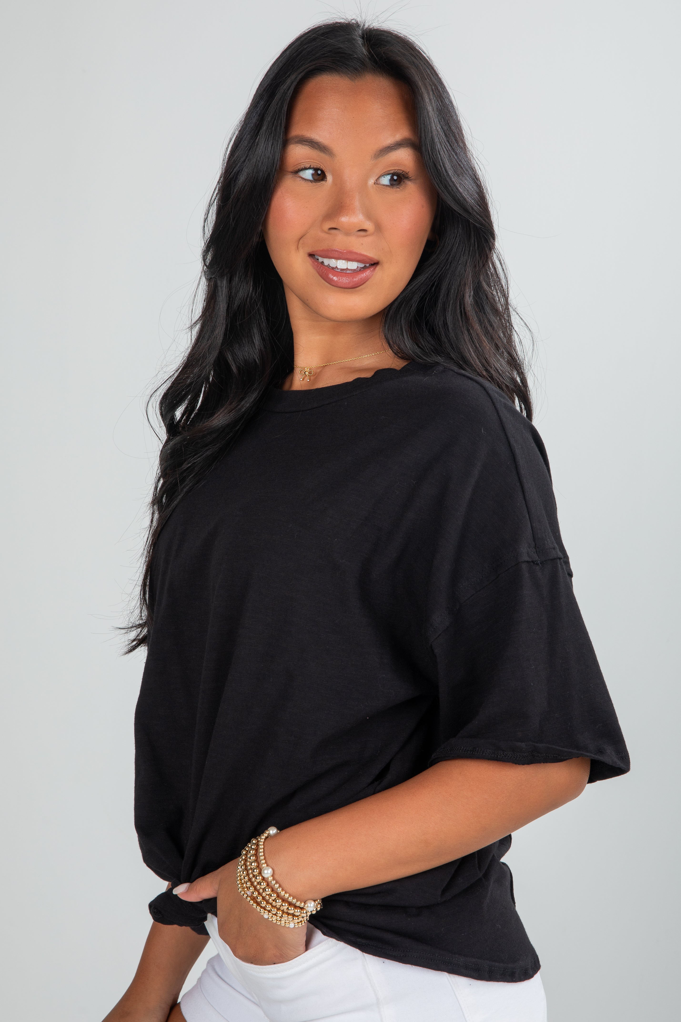 Abigail Everyday Short Sleeve Tee - DU DEAL